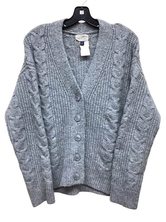 Sweater Cardigan By Universal Thread In Grey, Size: Xs