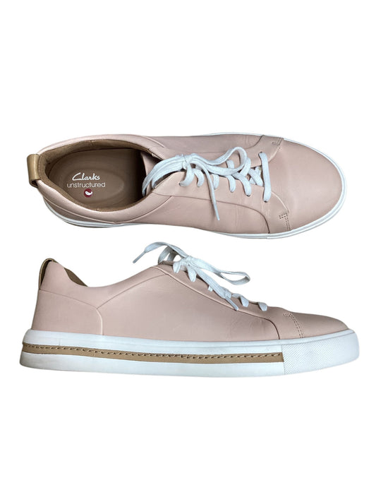 Shoes Sneakers By Clarks In Pink, Size: 9