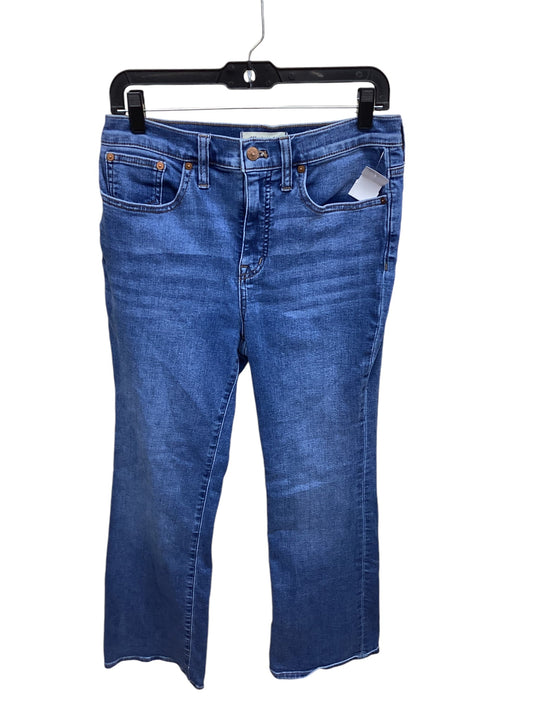 Jeans Flared By Madewell In Blue Denim, Size: 8