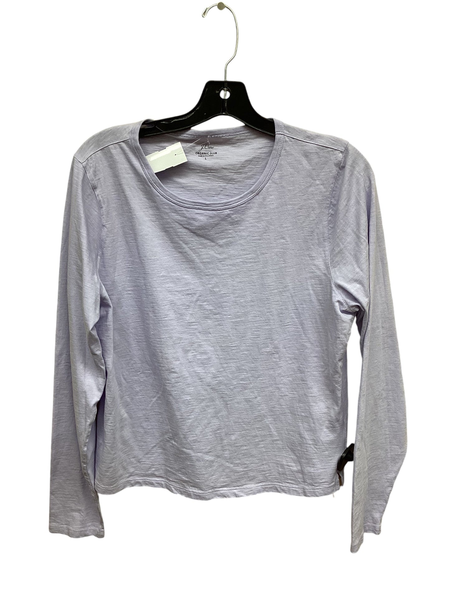 Top Long Sleeve By J. Crew In Purple, Size: L