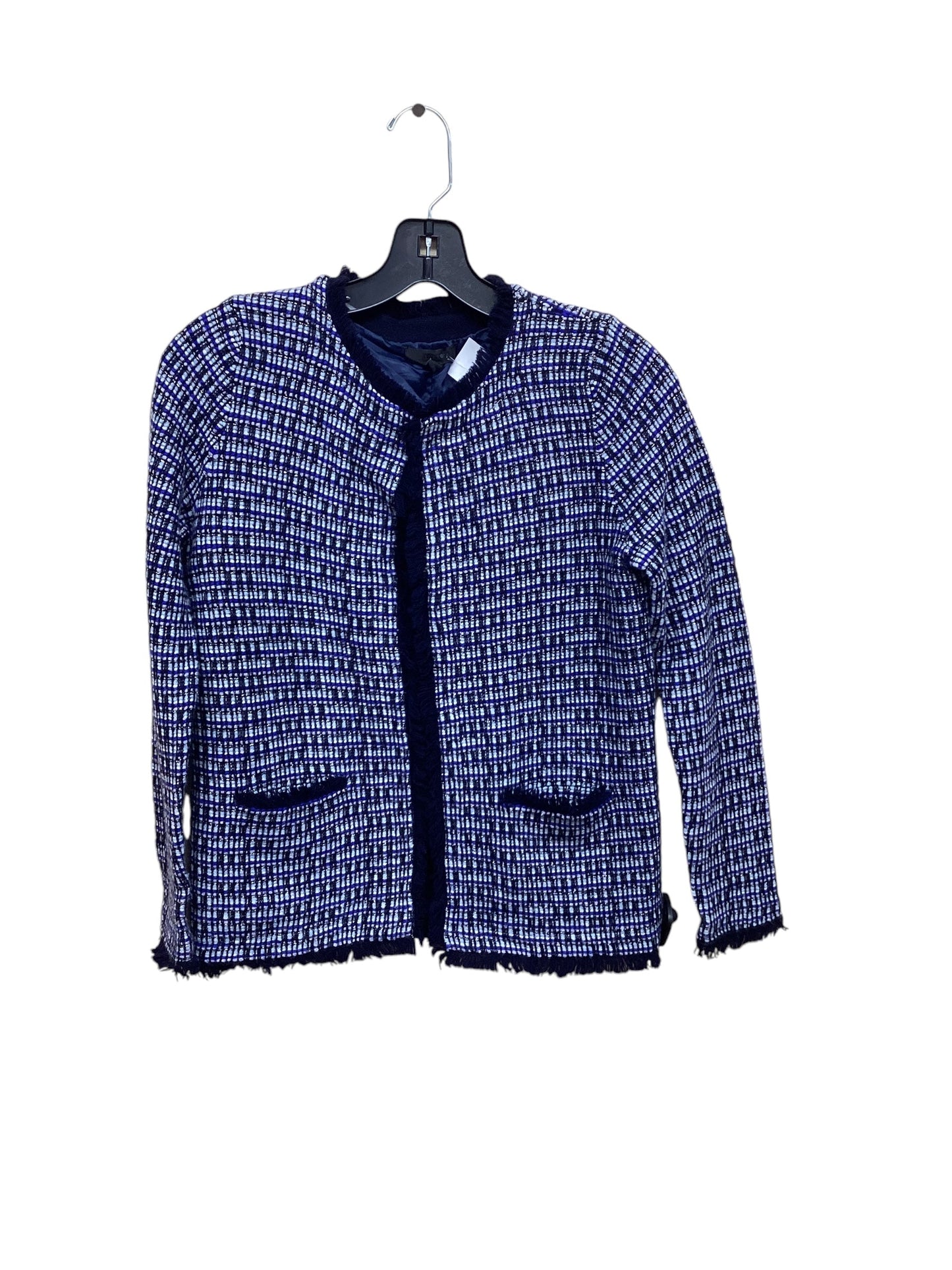 Sweater Cardigan By J. Crew In Blue, Size: Xs