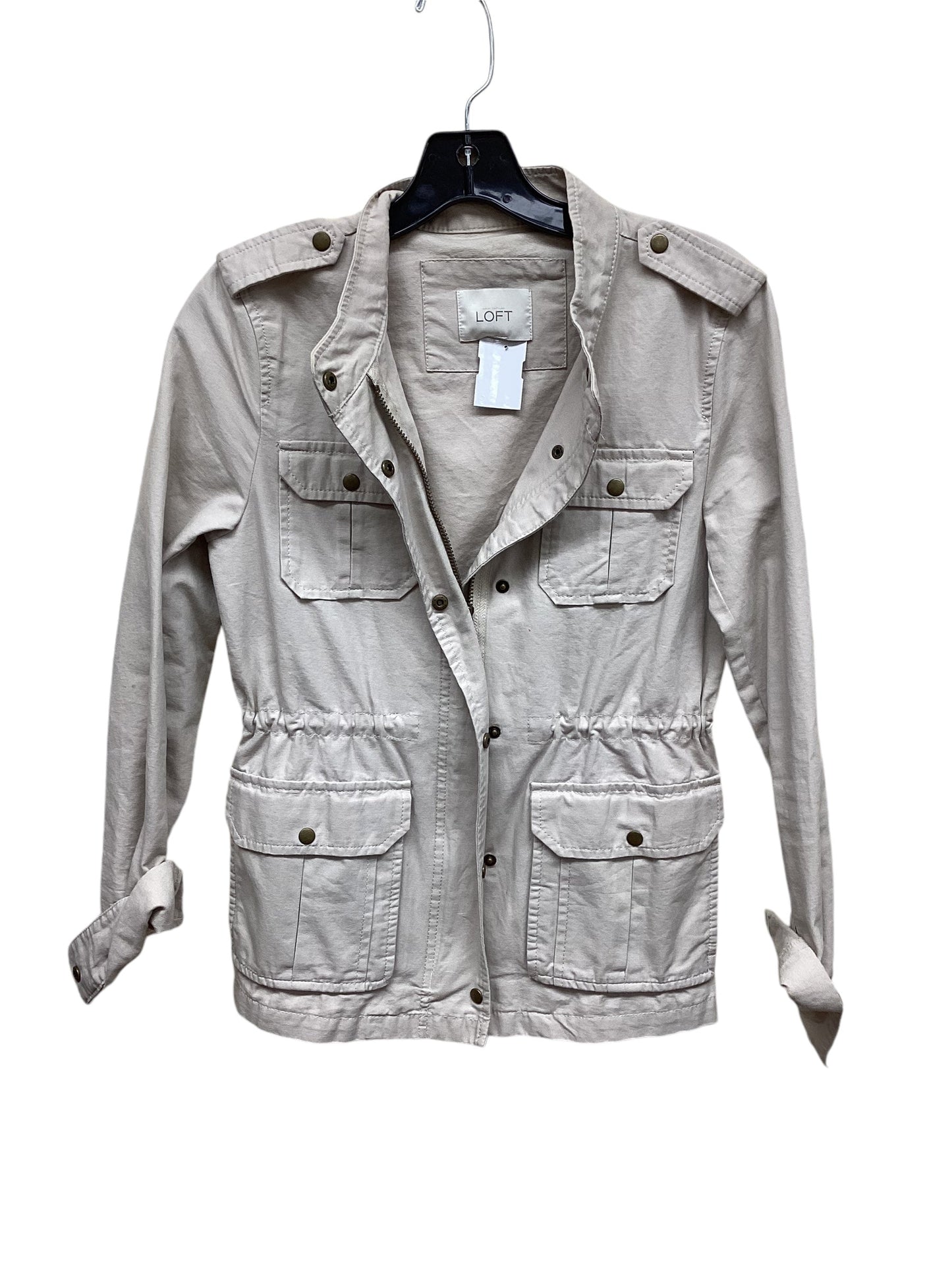 Jacket Other By Loft In Beige, Size: Xs