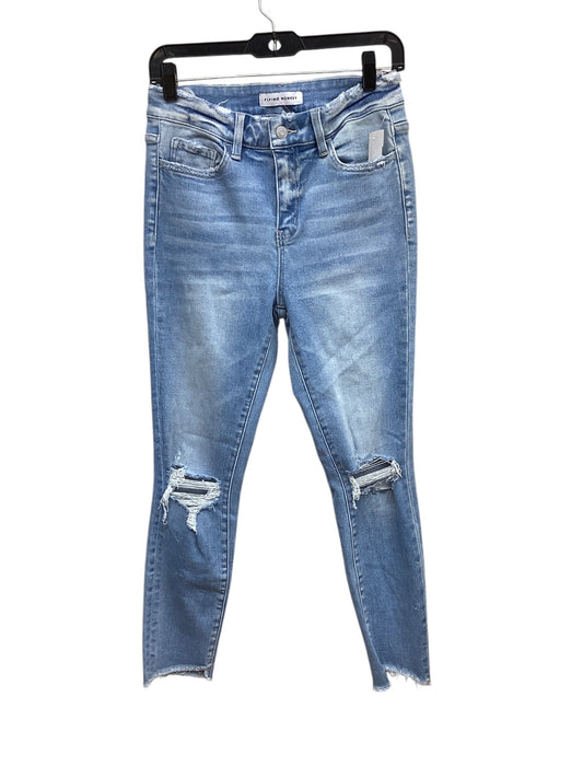 Jeans Skinny By Flying Monkey In Blue Denim, Size: 4