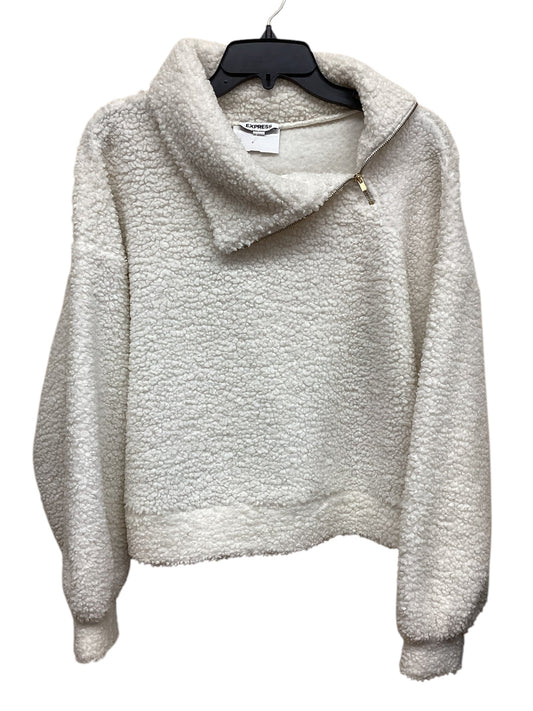 Sweater By Express In White, Size: M