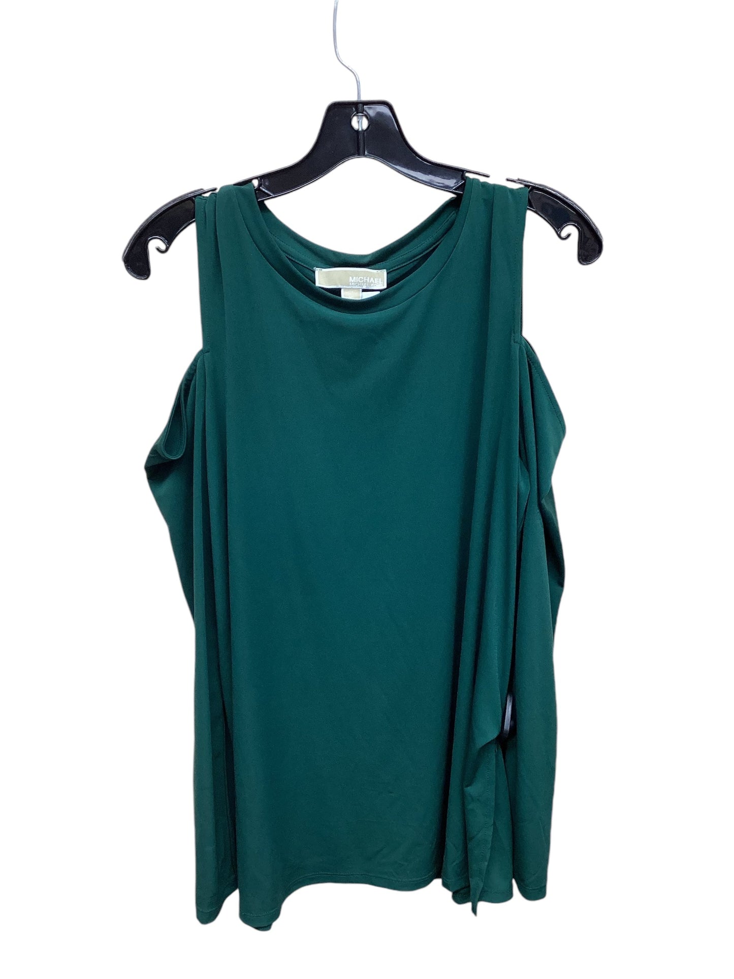 Top Long Sleeve By Michael By Michael Kors In Green, Size: Xl