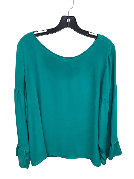 Top Long Sleeve By Loft In Green, Size: L