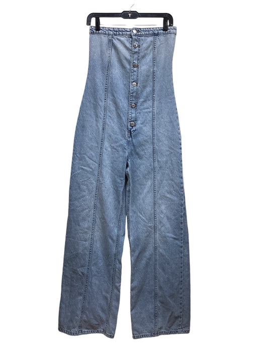 Jumpsuit By Zara In Blue Denim, Size: S