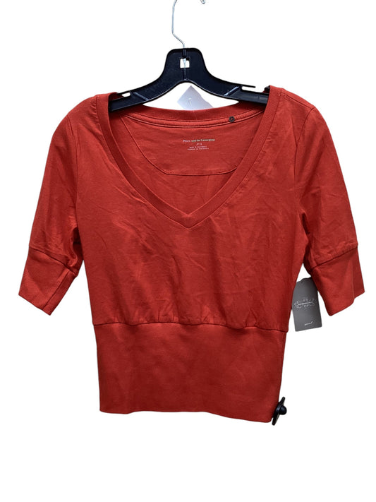 Top Short Sleeve By Pilcro In Orange, Size: S