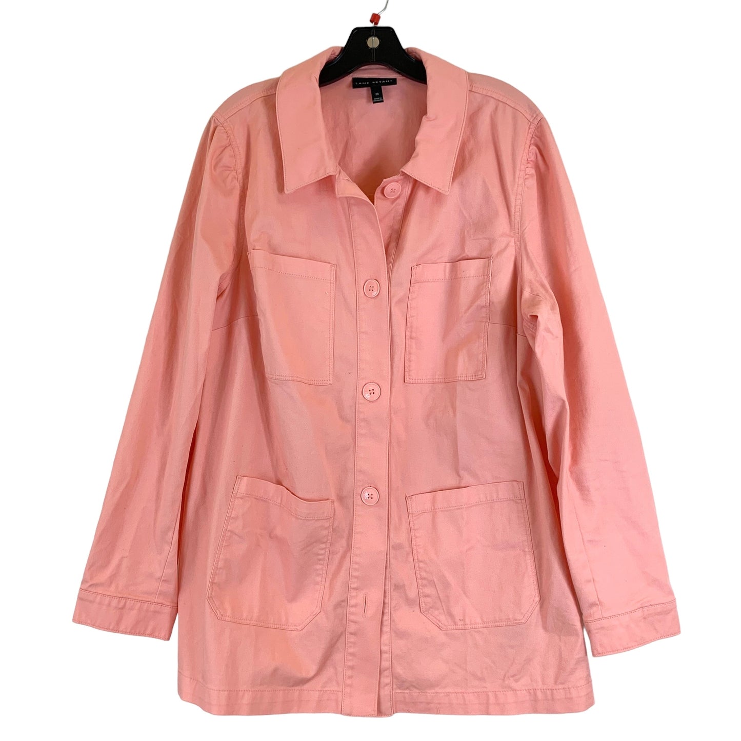 Peach Jacket Shirt Lane Bryant, Size 2x