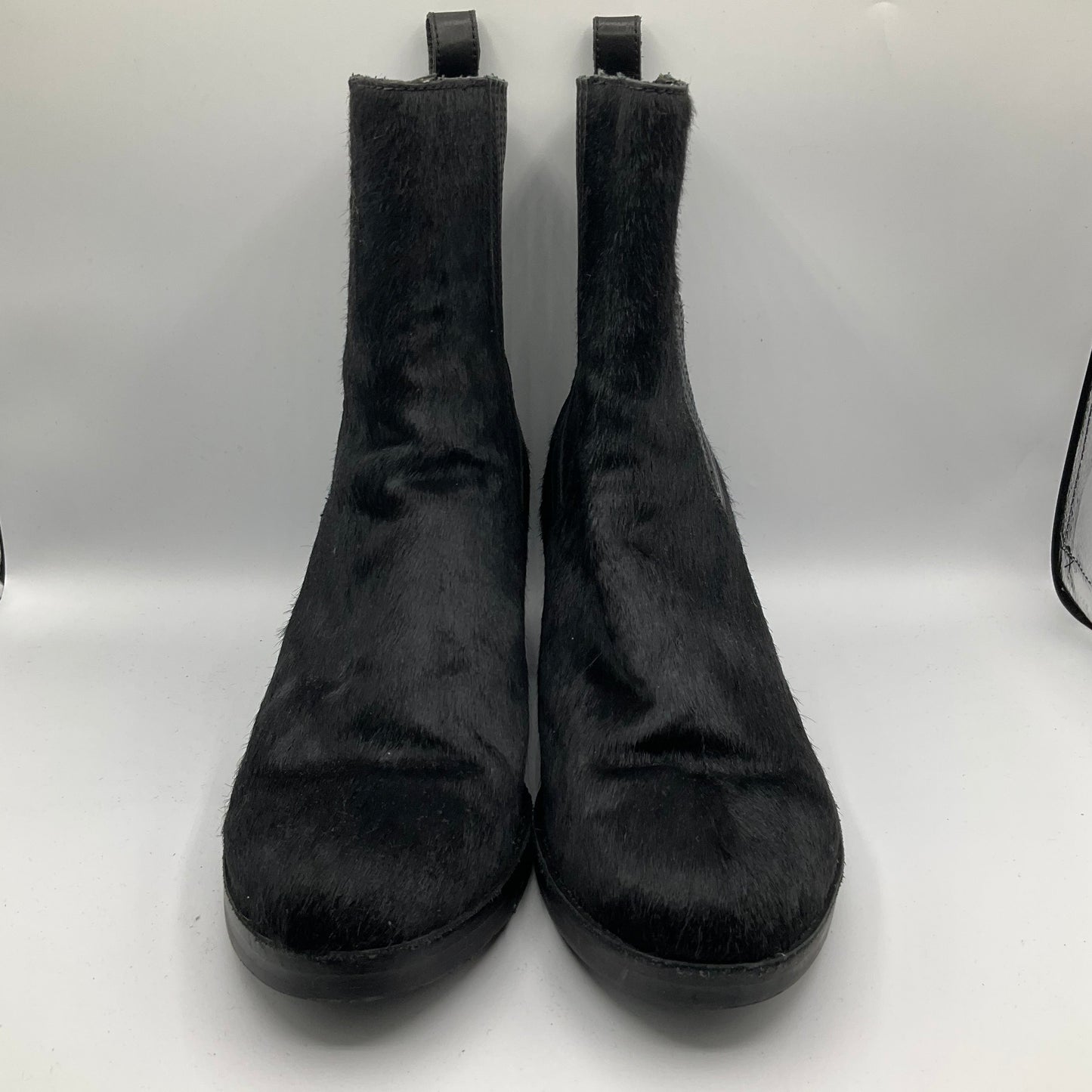 Boots Ankle Heels By Ugg In Black, Size: 9.5