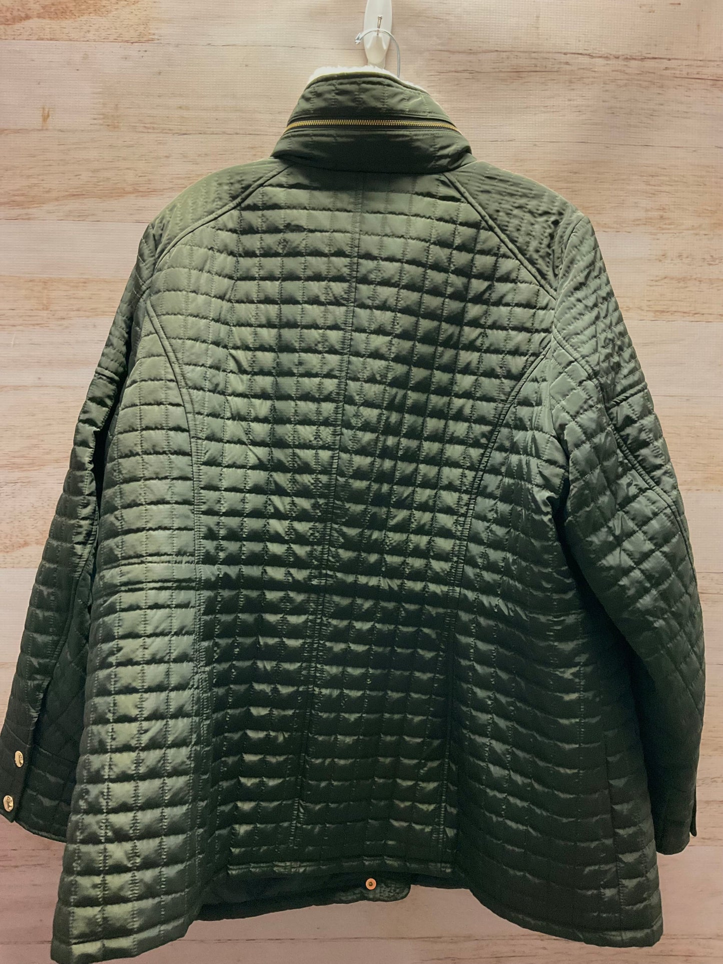 Jacket Puffer & Quilted By Michael Kors In Green, Size: Xl