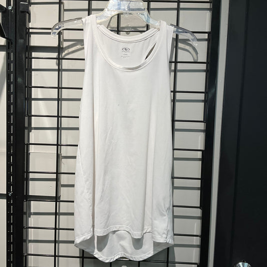 Athletic Tank Top By Athletic Works In White, Size: S