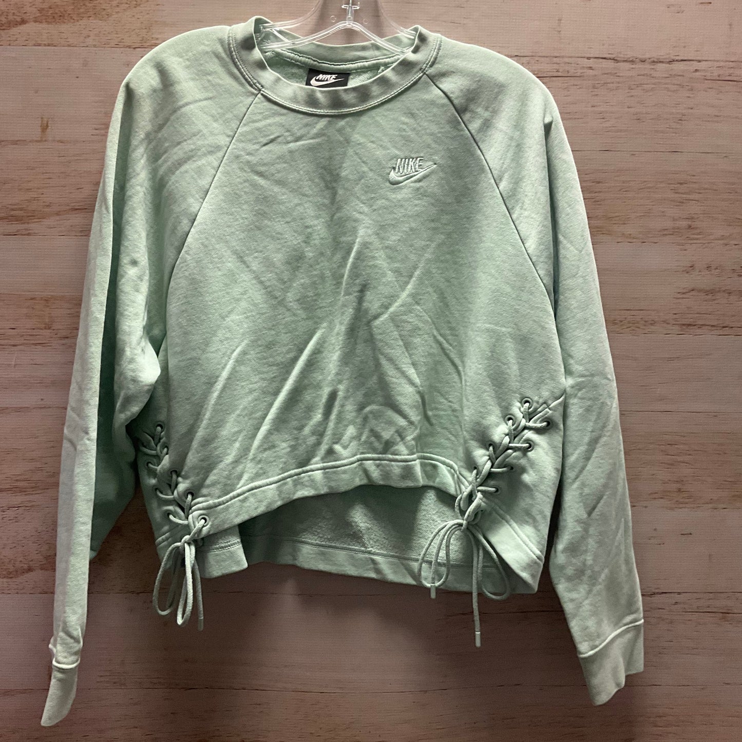 Sweatshirt Crewneck By Nike Apparel In Green, Size: M