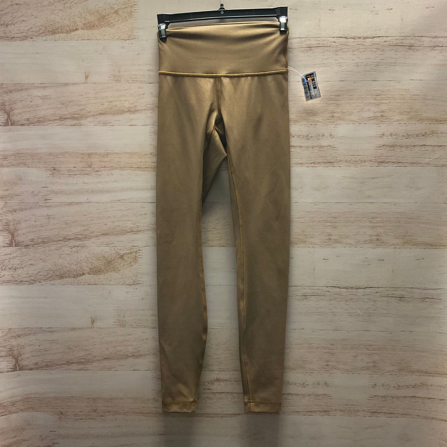 Athletic Leggings By Lululemon In Gold, Size: 2