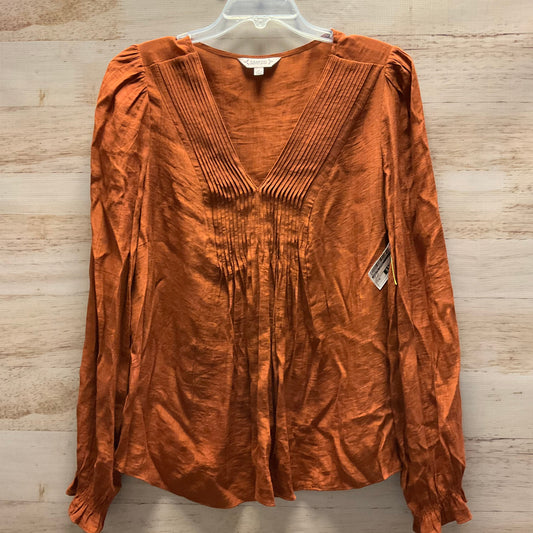 Top Long Sleeve By Nanette Lepore In Orange, Size: M