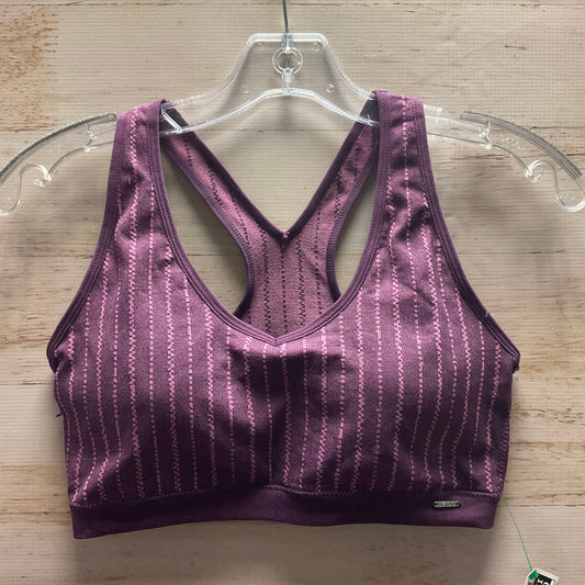 Athletic Bra By Izod In Purple, Size: L