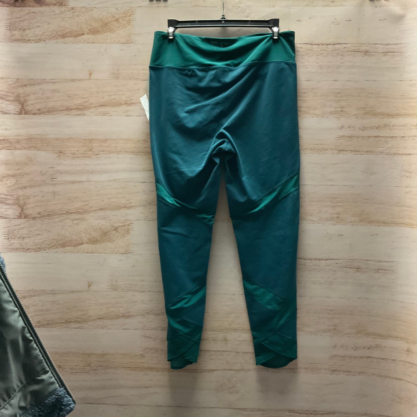 Athletic Leggings By New Balance In Green, Size: L