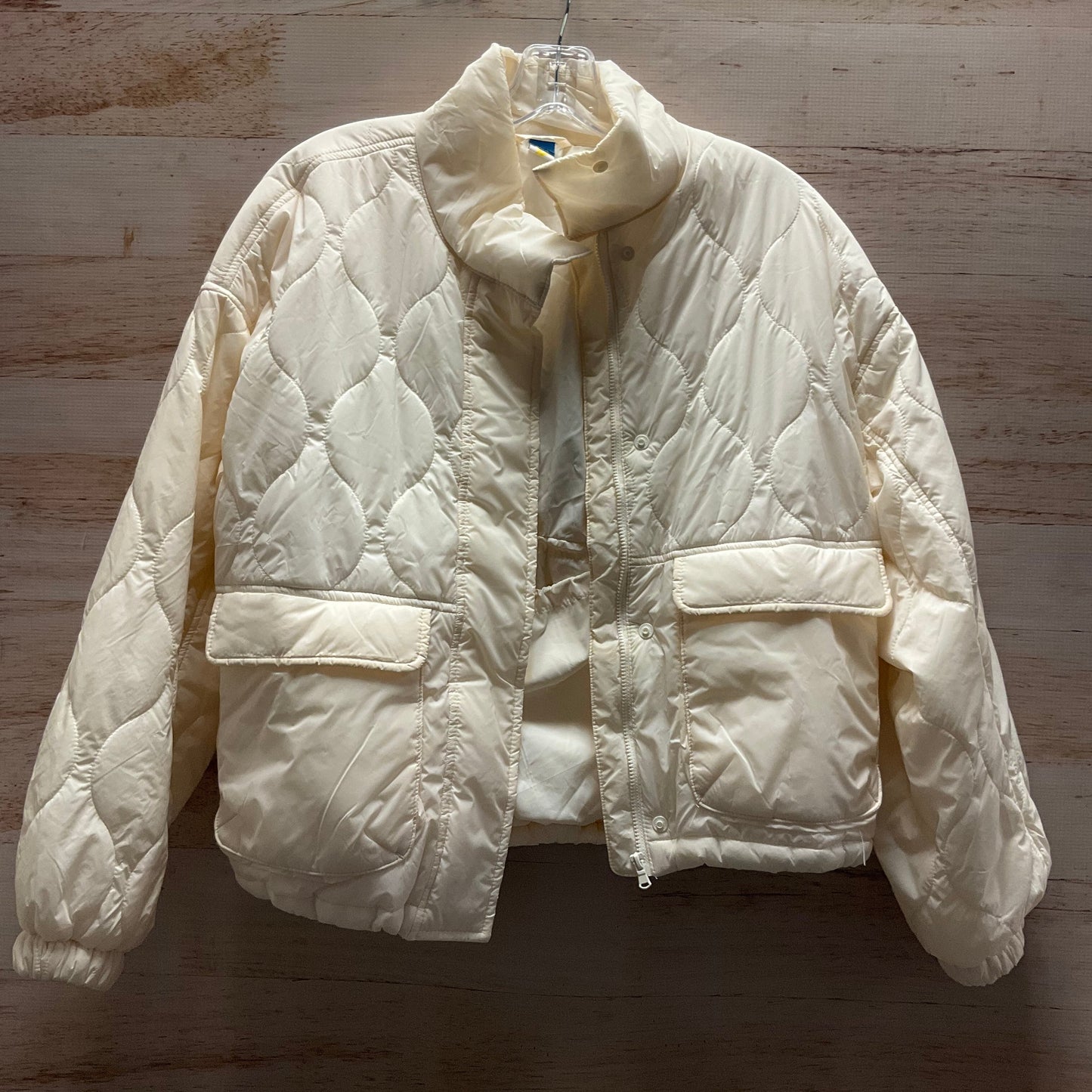 Coat Puffer & Quilted By Old Navy In Cream, Size: Xs