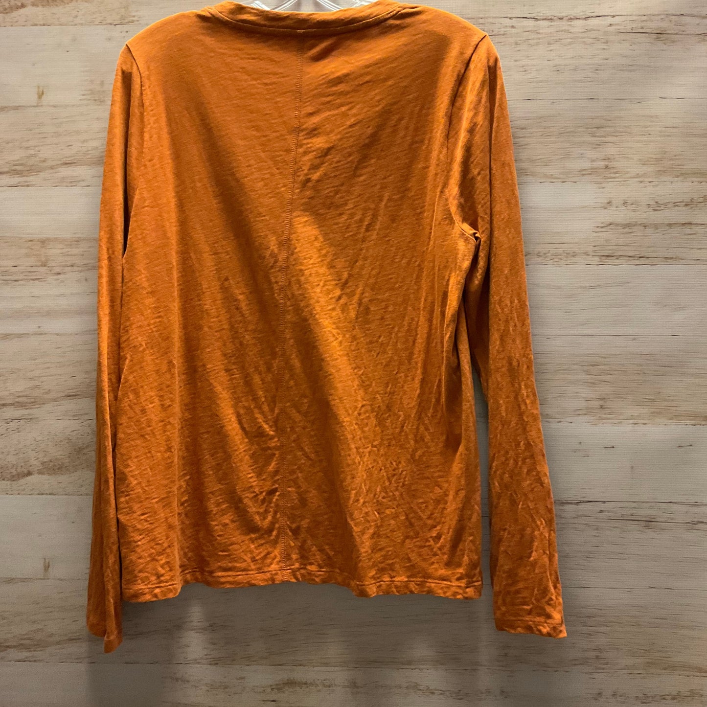 Top Long Sleeve By J. Crew In Brown, Size: L