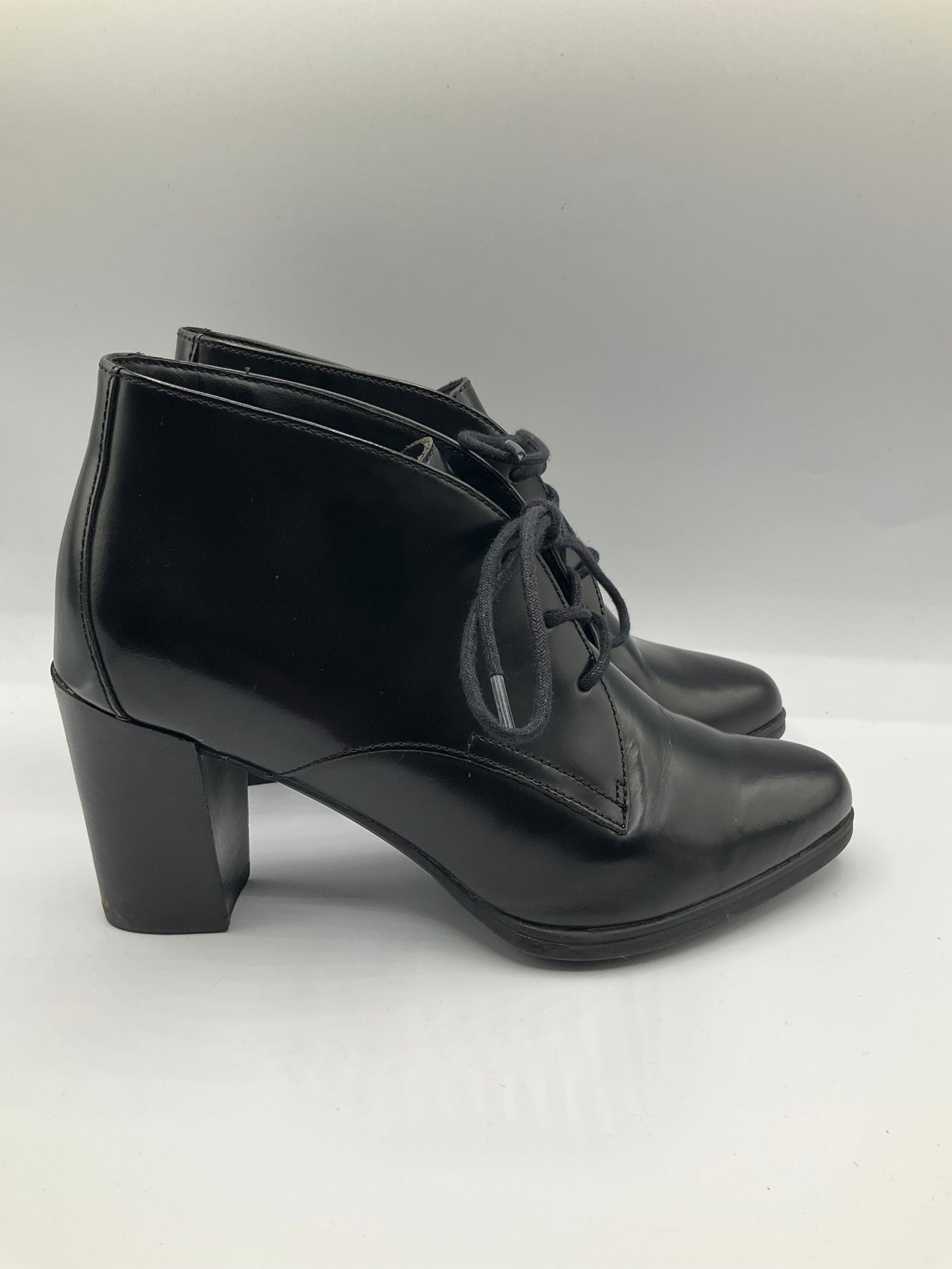 Shoes Heels Block By Clarks In Black, Size: 7