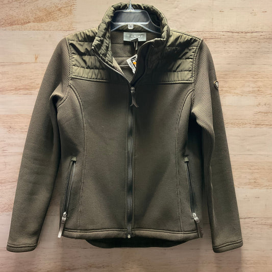 Jacket Fleece By Ariat In Green, Size: M