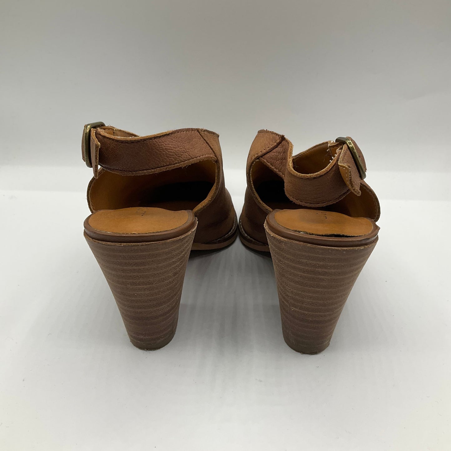 Shoes Heels Block By Lucky Brand In Brown, Size: 7.5