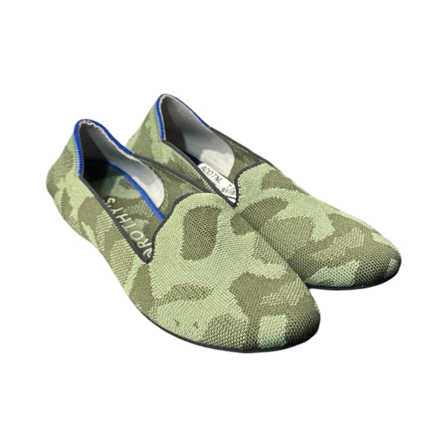 Camouflage Print Shoes Flats Rothys, Size 8.5