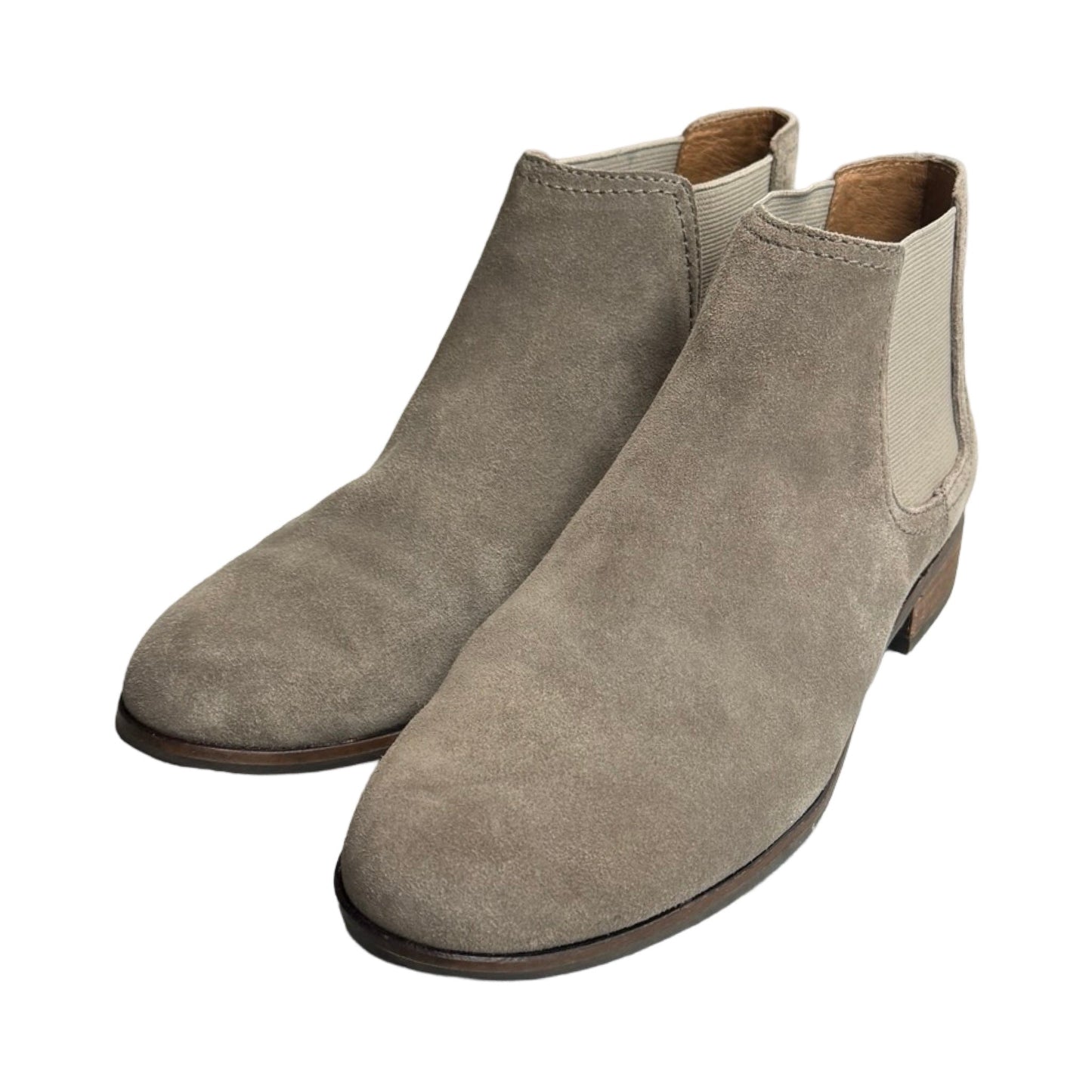 Boots Ankle Heels By Frye In Grey, Size: 7.5