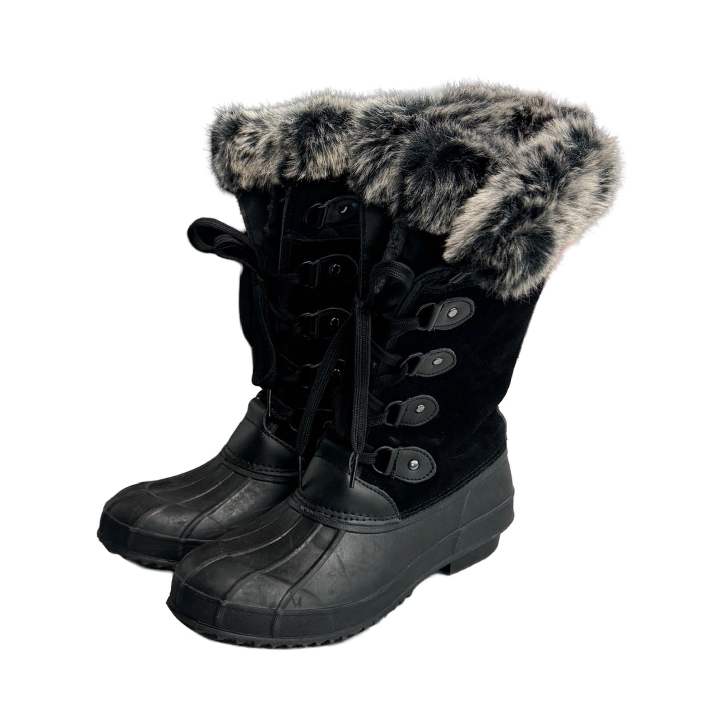 Boots Snow By Khombu In Black, Size: 8.5