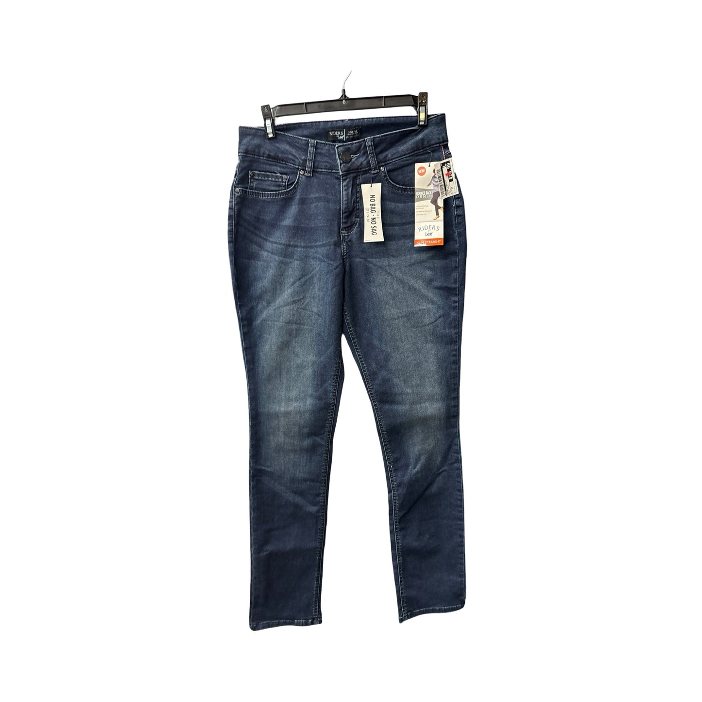 Jeans Straight By Lee In Blue Denim, Size: 10