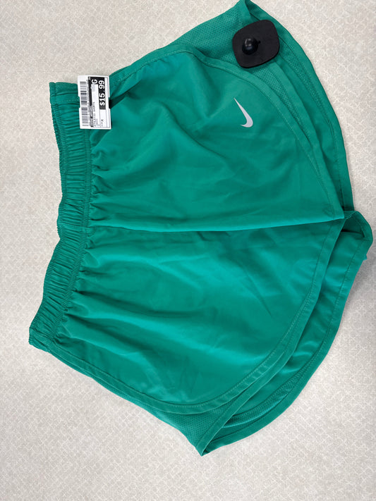 Athletic Shorts By Nike Apparel In Green, Size: M