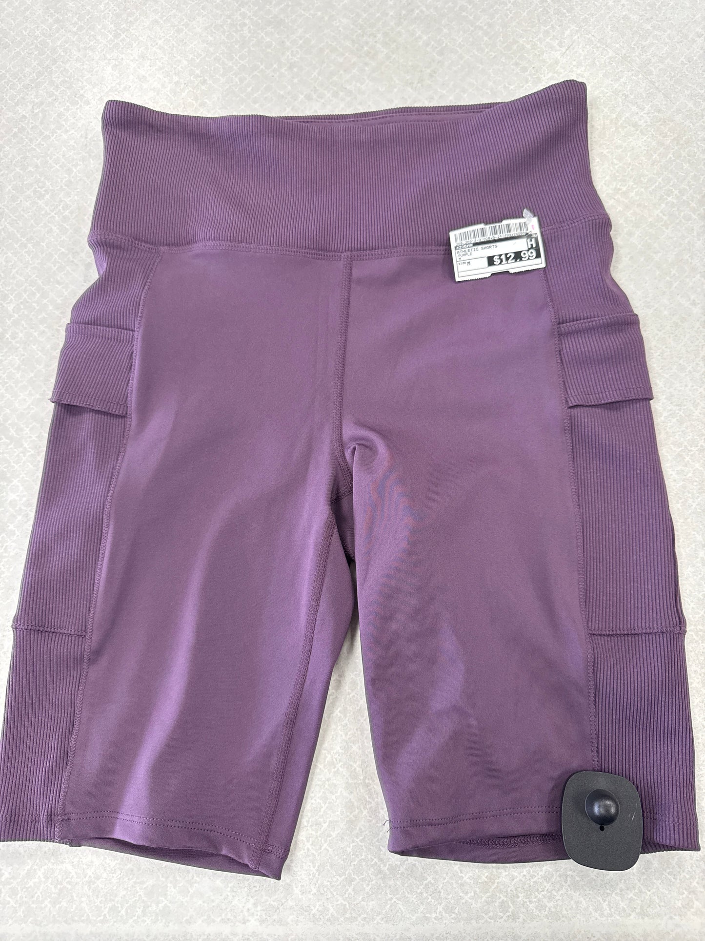 Athletic Shorts By Zobha In Purple, Size: M