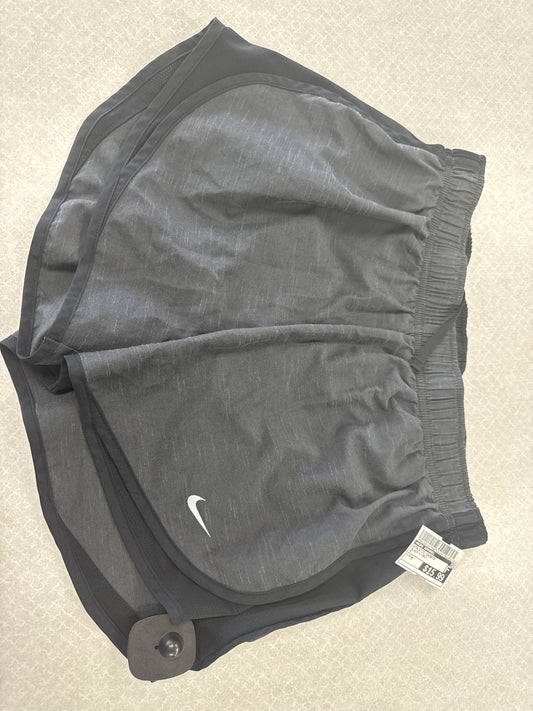 Athletic Shorts By Nike Apparel In Black & Grey, Size: M