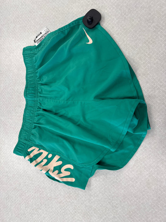 Athletic Shorts By Nike Apparel In Green, Size: M