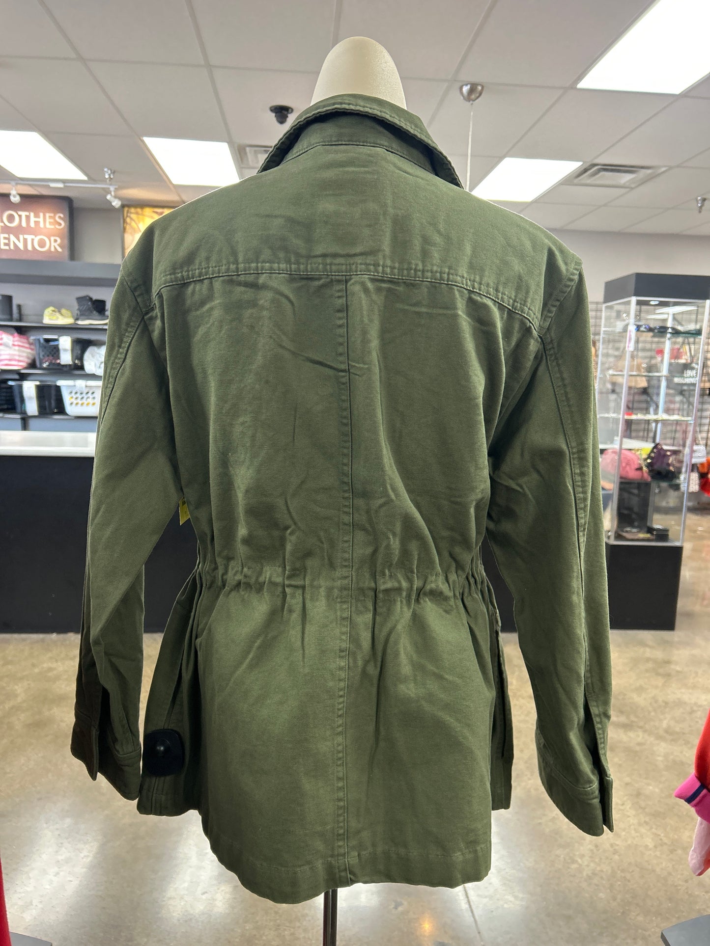 Jacket Utility By Gap In Green, Size: Xs