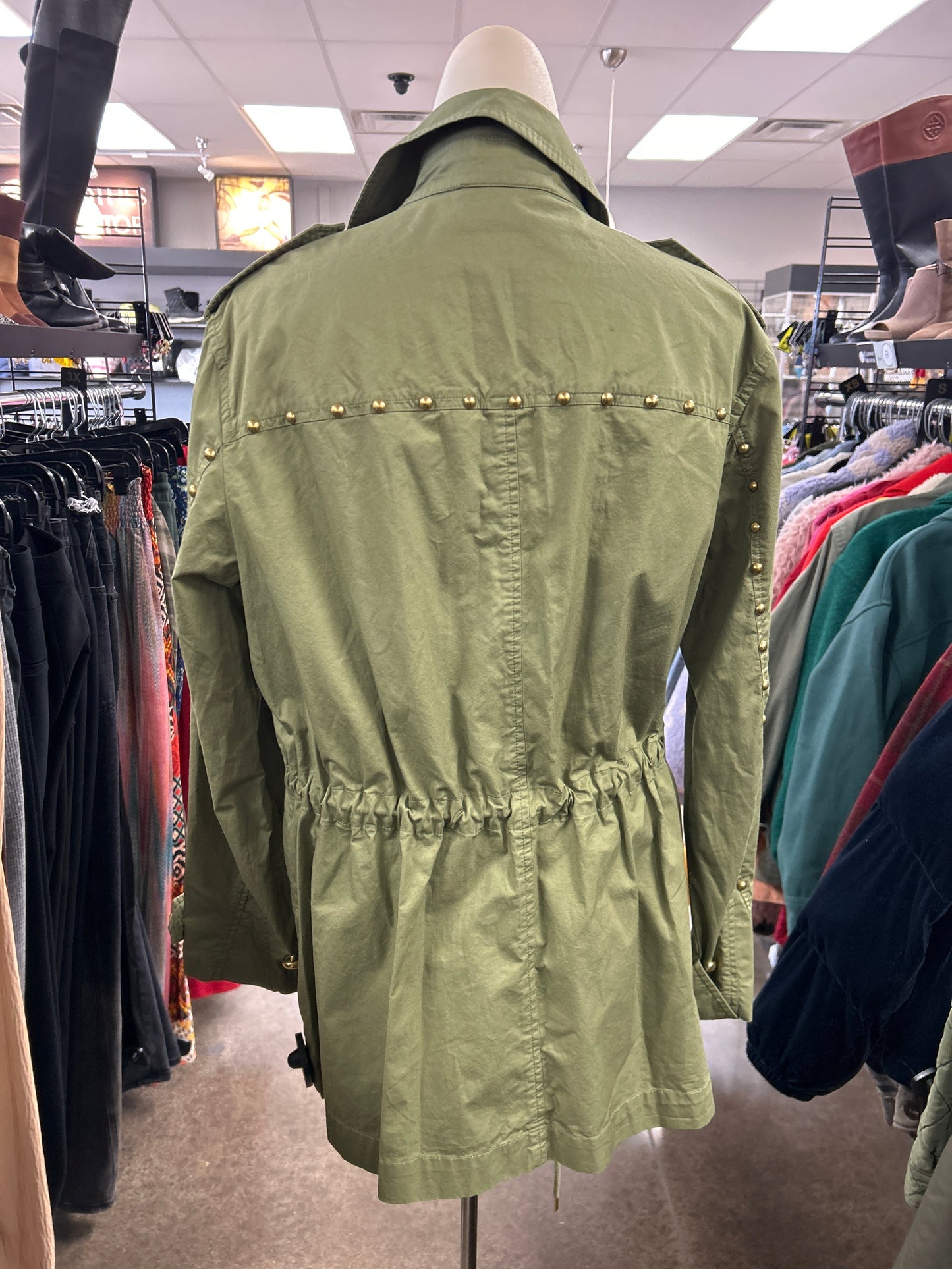 Jacket Utility By Michael By Michael Kors In Green, Size: S