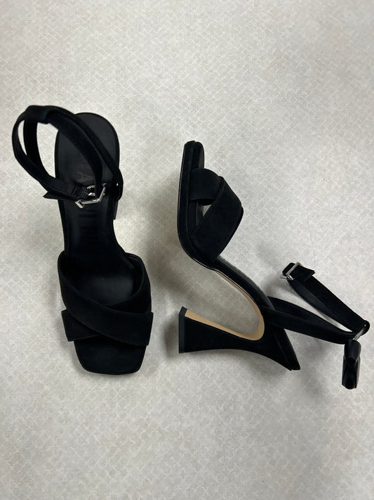 Sandals Heels Block By Gianni Bini In Black, Size: 7