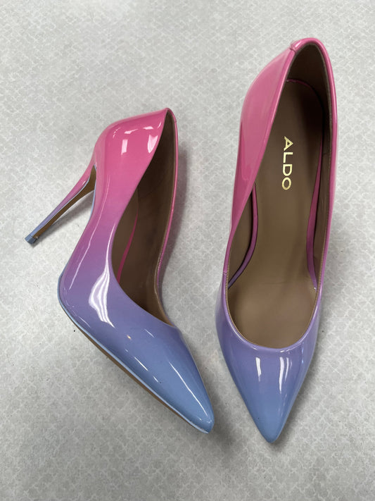 Shoes Heels Stiletto By Aldo In Blue & Pink, Size: 8