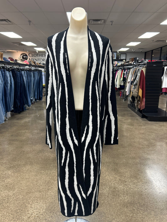 Cardigan By Banana Republic In Zebra Print, Size: S