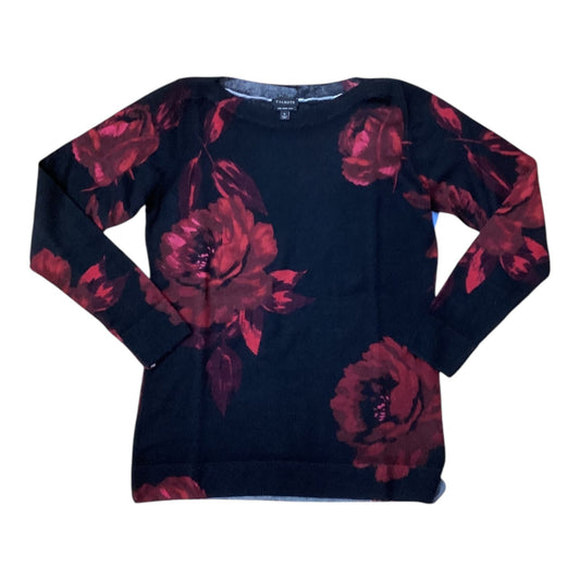 Sweater By Talbots In Black & Red, Size: S