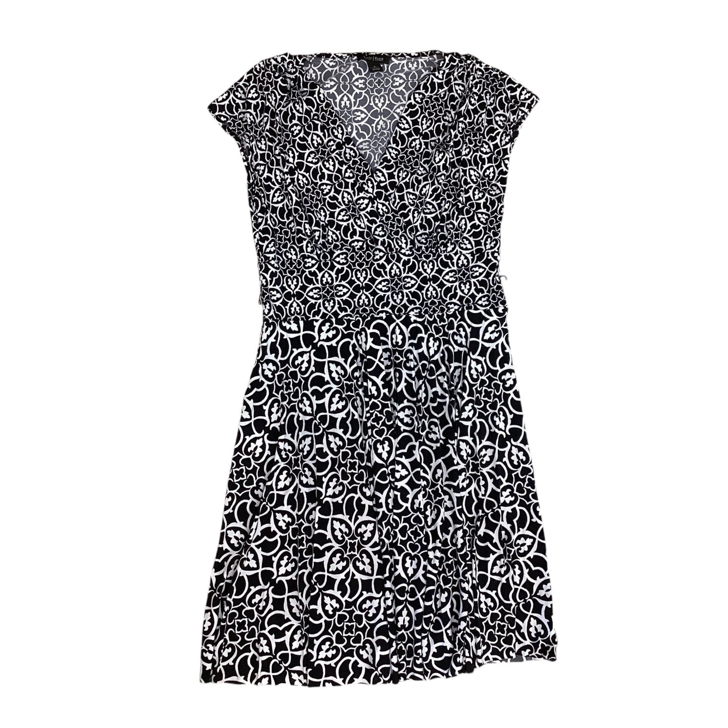 Dress Designer By White House Black Market In Black & White, Size: L