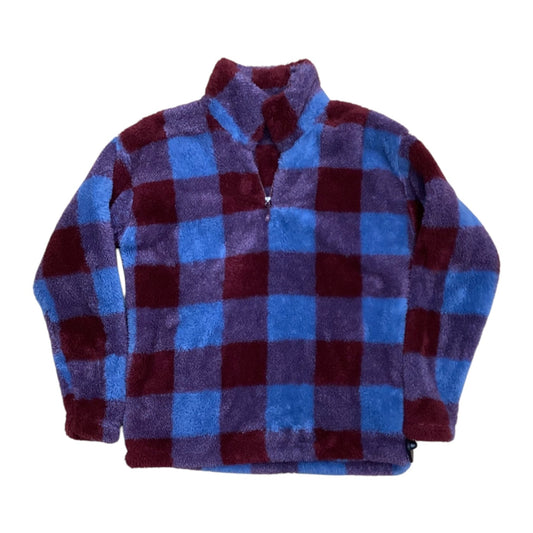 Athletic Fleece By Eddie Bauer In Plaid Pattern, Size: M