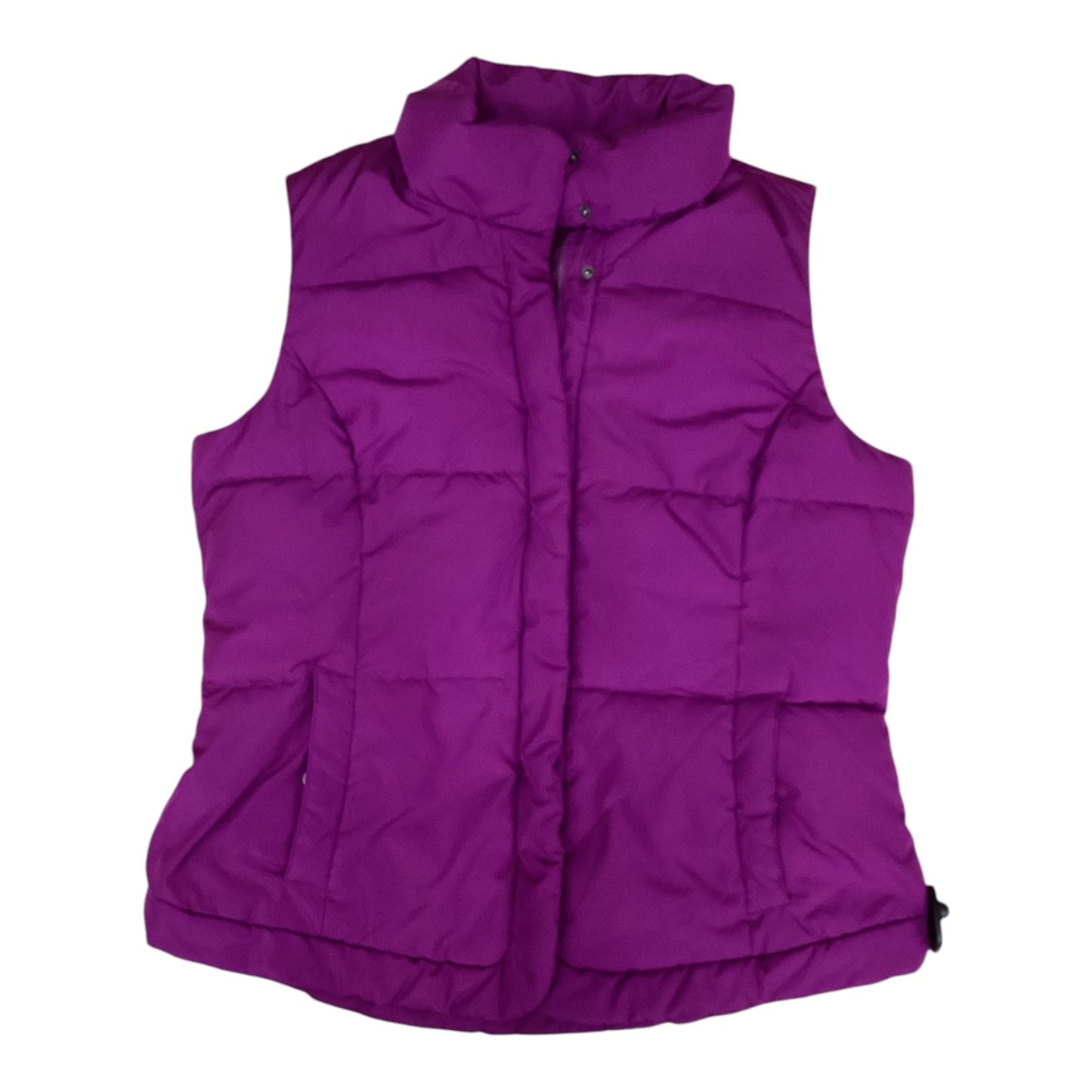 Vest Puffer & Quilted By Charter Club In Purple, Size: Xl