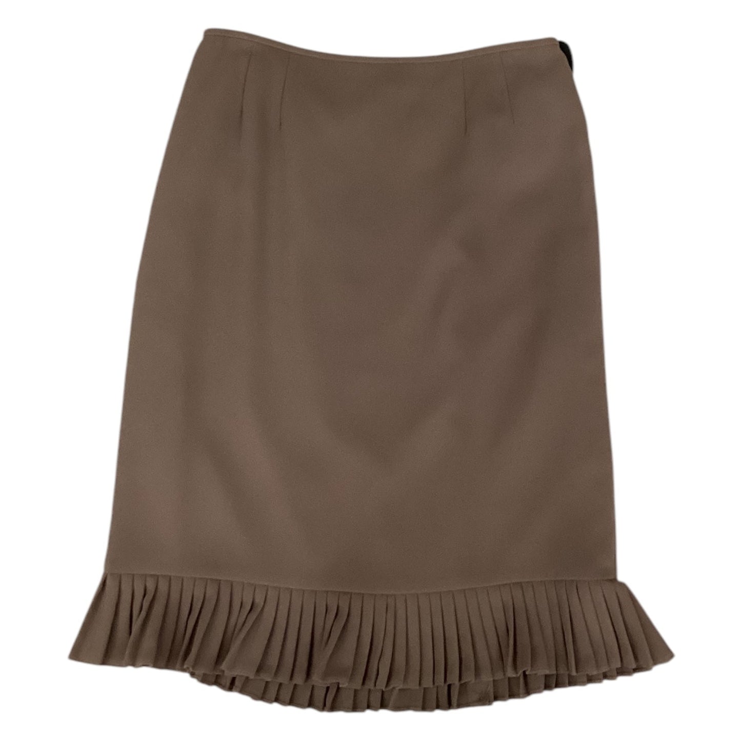 Skirt Midi By Le Suit In Brown, Size: 10