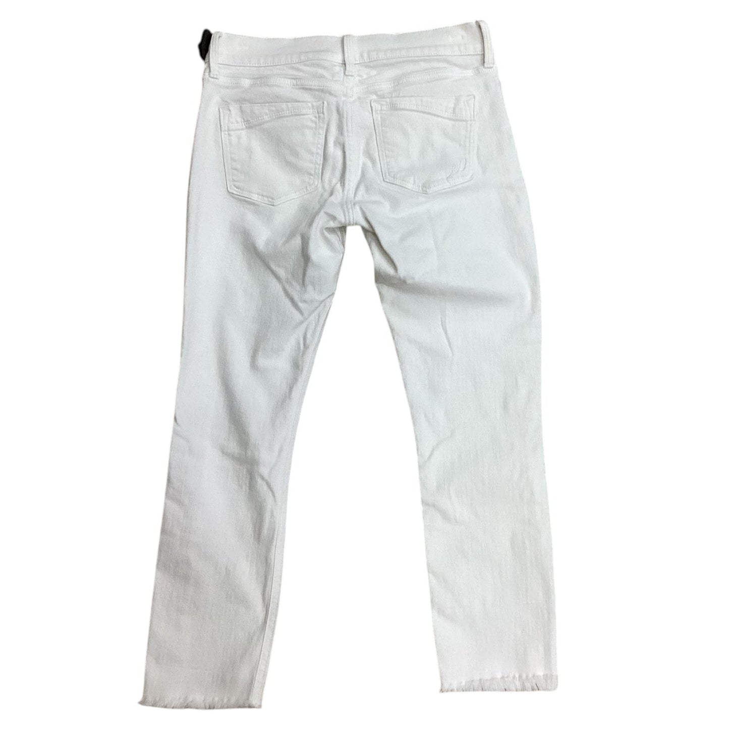 Jeans Cropped By Express In White, Size: 8