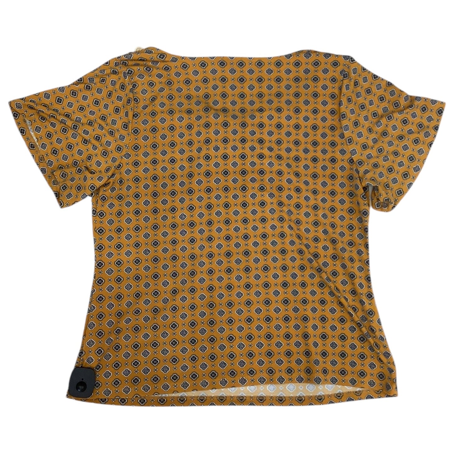 Top Short Sleeve Designer By Michael Kors In Gold, Size: L