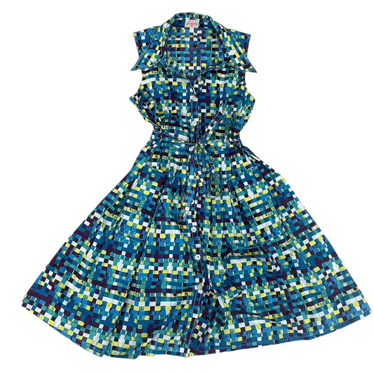 Dress Designer By Tracy Reese In Blue & Green, Size: M