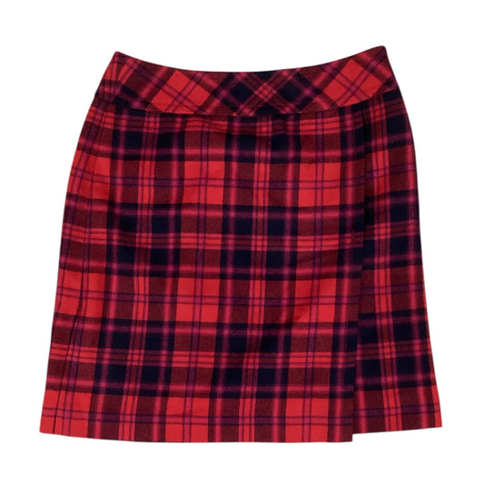 Skirt Mini & Short By Talbots In Plaid Pattern, Size: 4