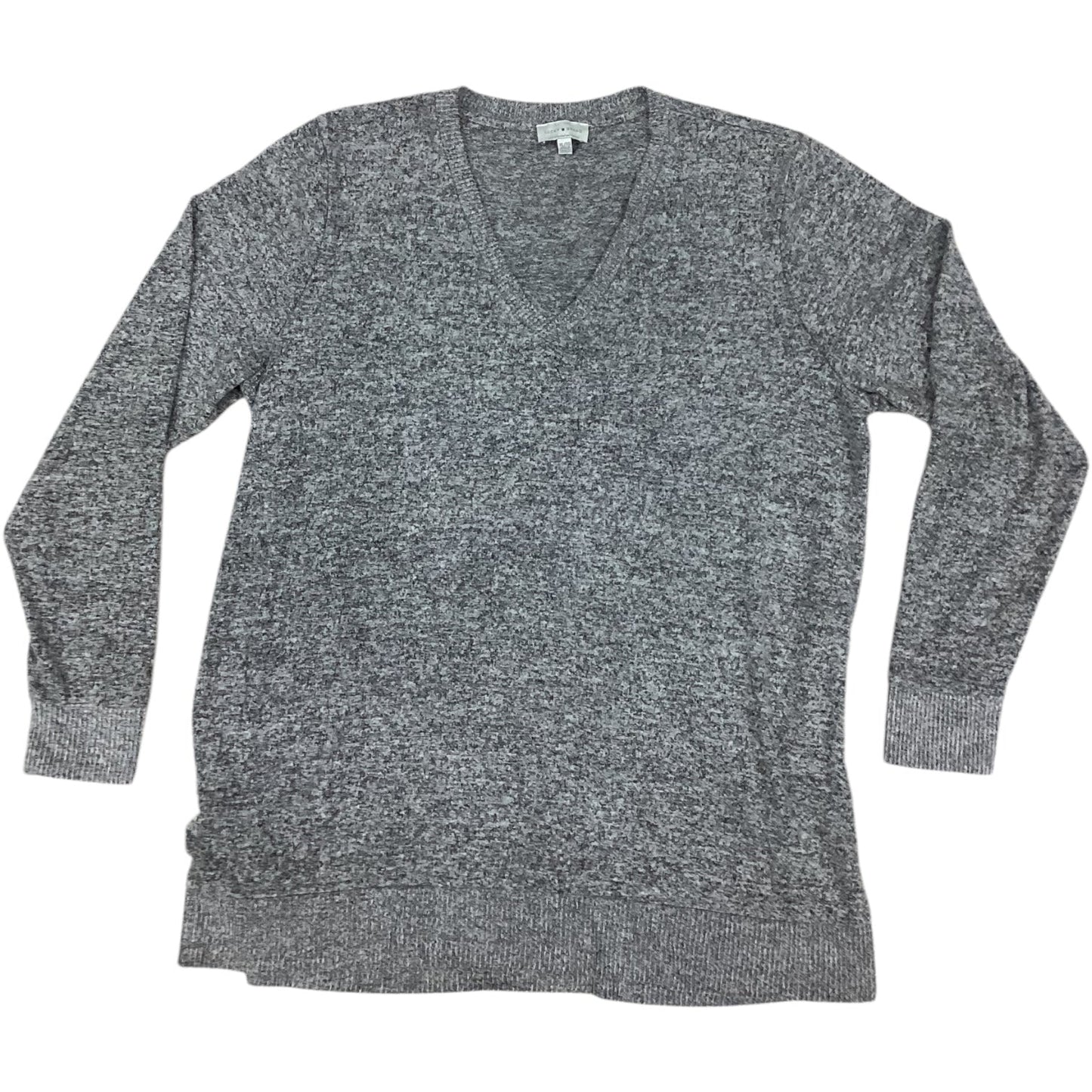 Sweater By Lucky Brand In Grey, Size: Xl