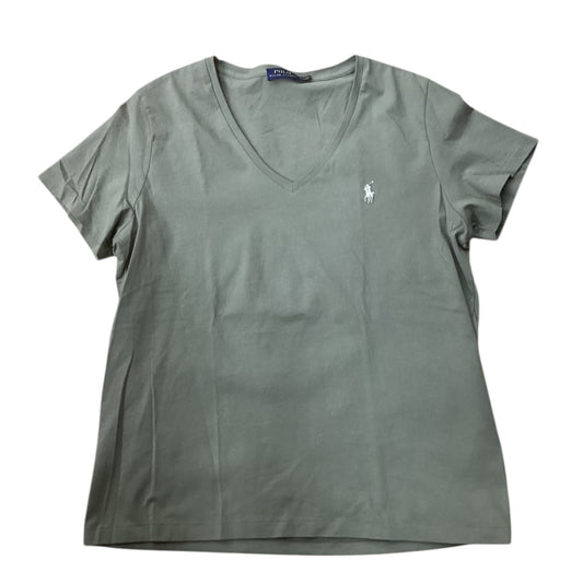 Top Short Sleeve Designer By Ralph Lauren In Green, Size: Xl